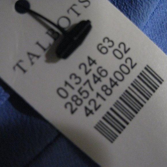 Talbots Cornflower blue tank Misses XS New - Picture 2 of 3